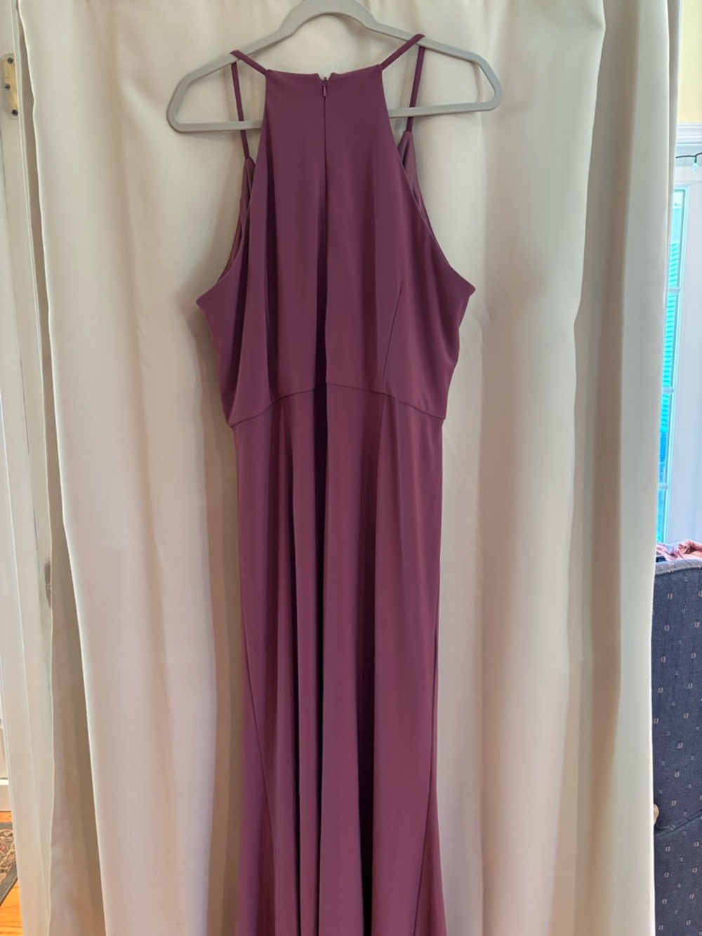 Women’s Mauve Twist-Front Formal Maxi Dress - Picture 5 of 10